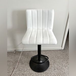 White studio chair.